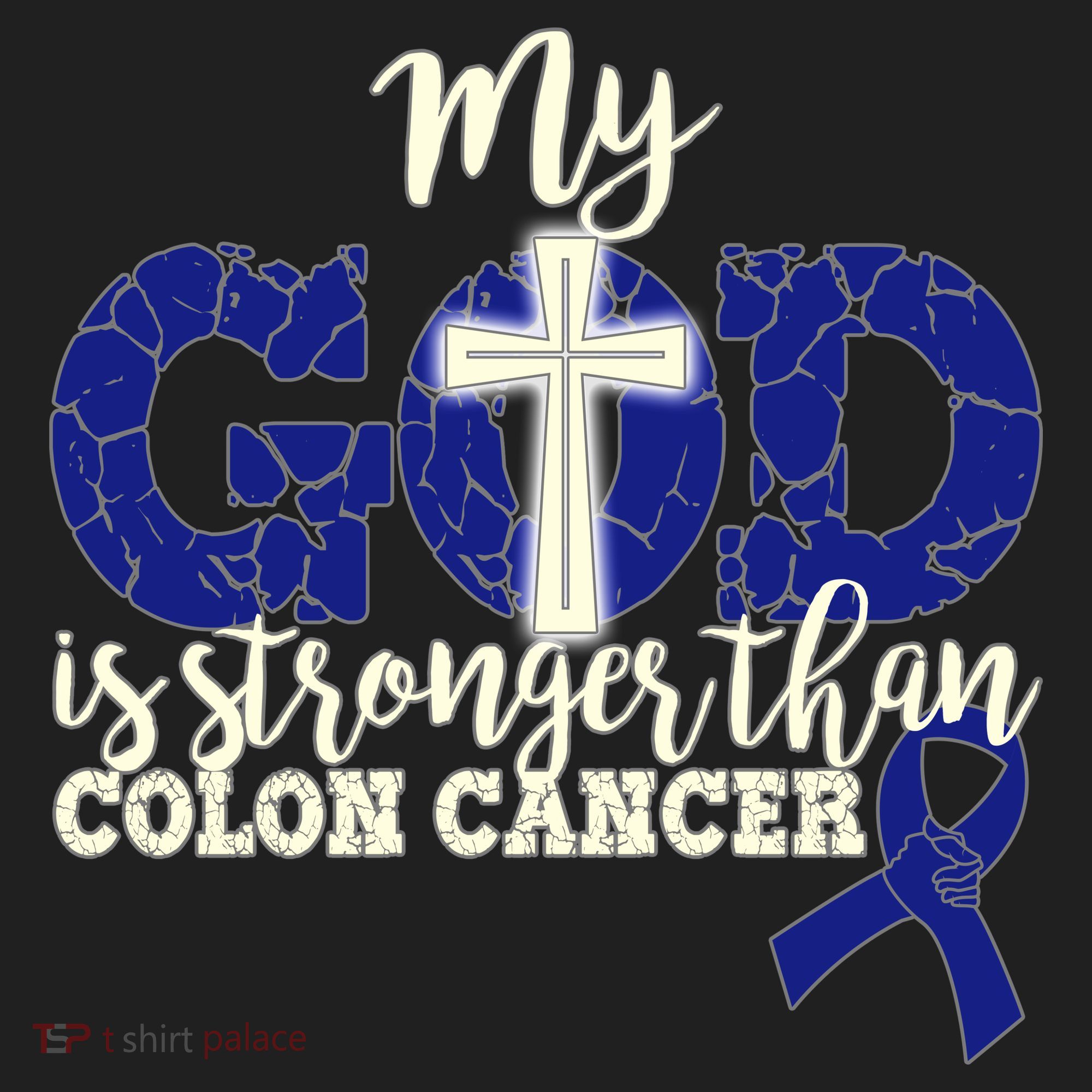 My God Is Stronger Than Colon Cancer Beanie