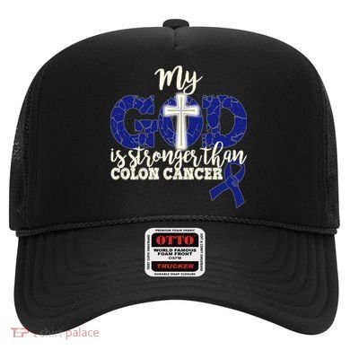 My God Is Stronger Than Colon Cancer Hat