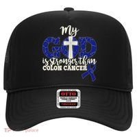 My God Is Stronger Than Colon Cancer Hat thumb 0