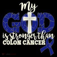 My God Is Stronger Than Colon Cancer Women's T-Shirt thumb 6