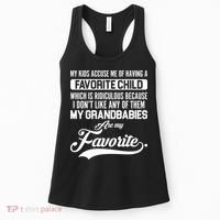 My Grandbabies Are My Favorite - Gift For Grandpa & Grandma Women's Tank Top thumb 0