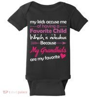 My Grandkids Are My Favorite Child Baby Bodysuit thumb 0