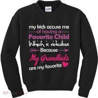 My Grandkids Are My Favorite Child Kids Sweatshirt thumb 0