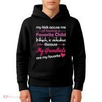My Grandkids Are My Favorite Child Kids Hoodie thumb 4