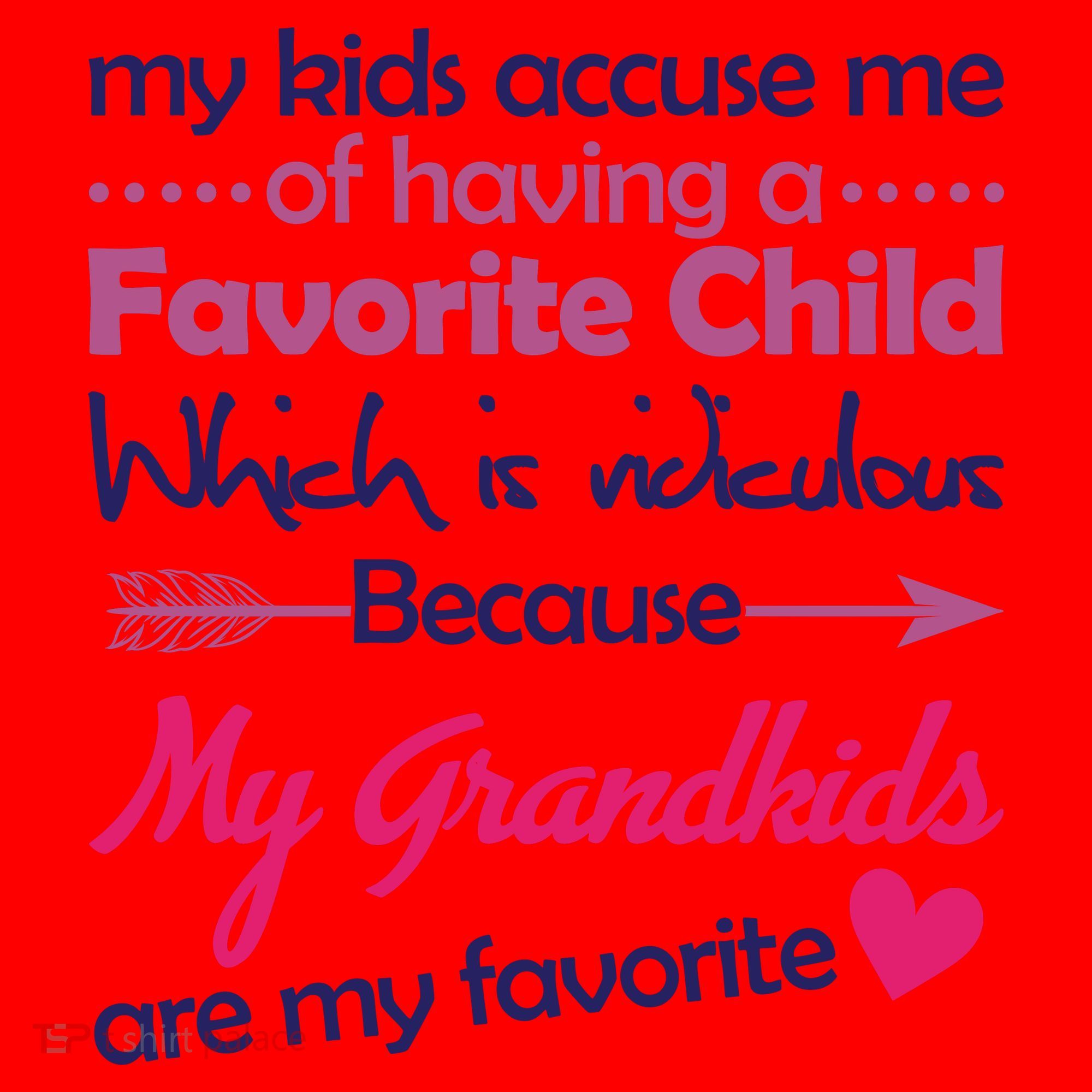 My Grandkids Are My Favorite Child Santa Hat