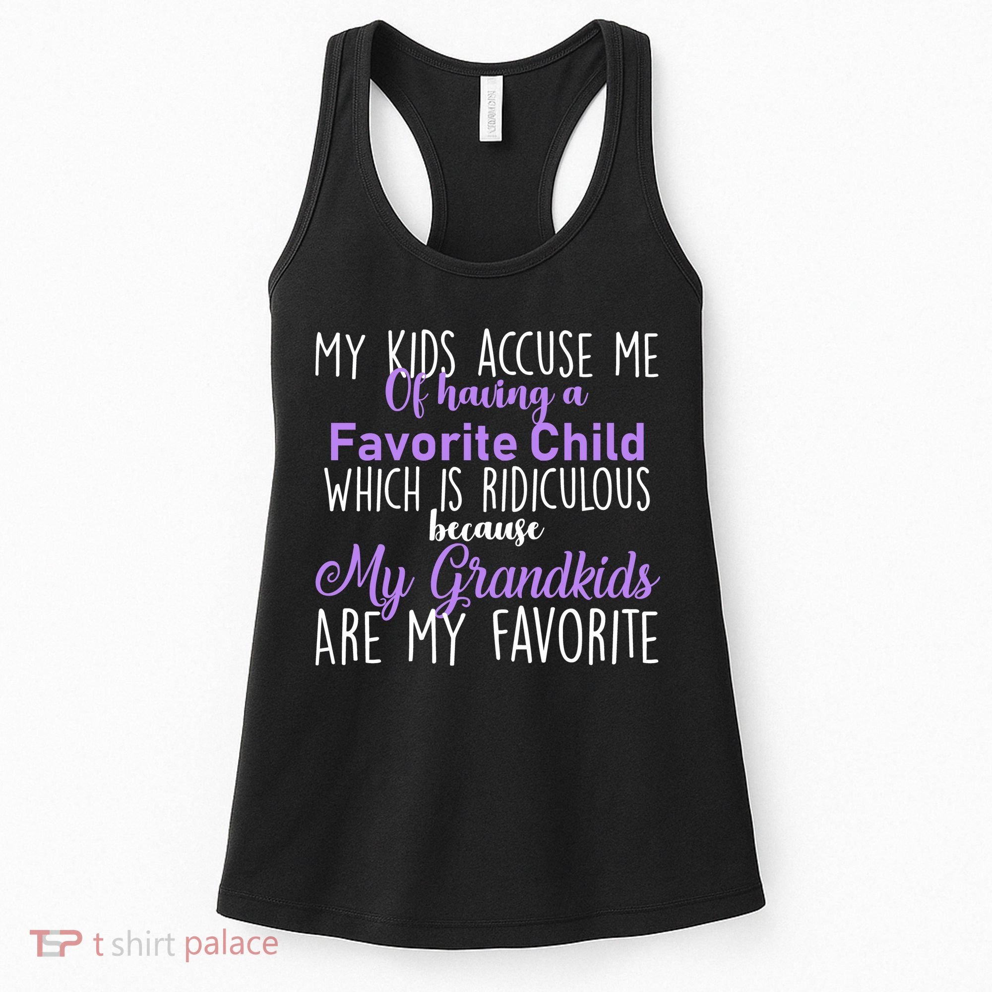 My Grandkids Are My Favorite Funny Grandparents Women's Tank Top