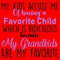My Grandkids Are My Favorite Funny Grandparents Santa Hat thumb 1
