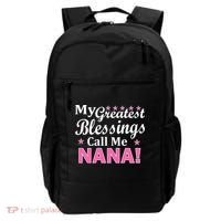 My Greatest Blessings Call Me Nana Backpack thumb 0
