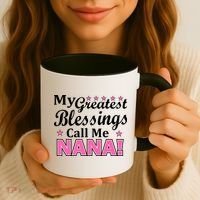 My Greatest Blessings Call Me Nana Coffee Mug thumb 3