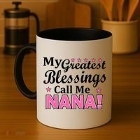 My Greatest Blessings Call Me Nana Coffee Mug thumb 4