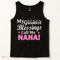 My Greatest Blessings Call Me Nana Tank Top thumb 2