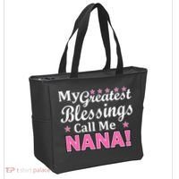 My Greatest Blessings Call Me Nana Tote Bag thumb 2