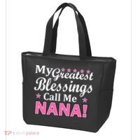 My Greatest Blessings Call Me Nana Tote Bag thumb 3