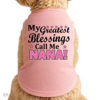 My Greatest Blessings Call Me Nana Doggie Tank thumb 0