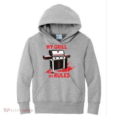 My Grill My Rules Kids Hoodie