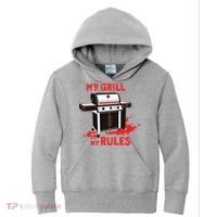 My Grill My Rules Kids Hoodie thumb 0