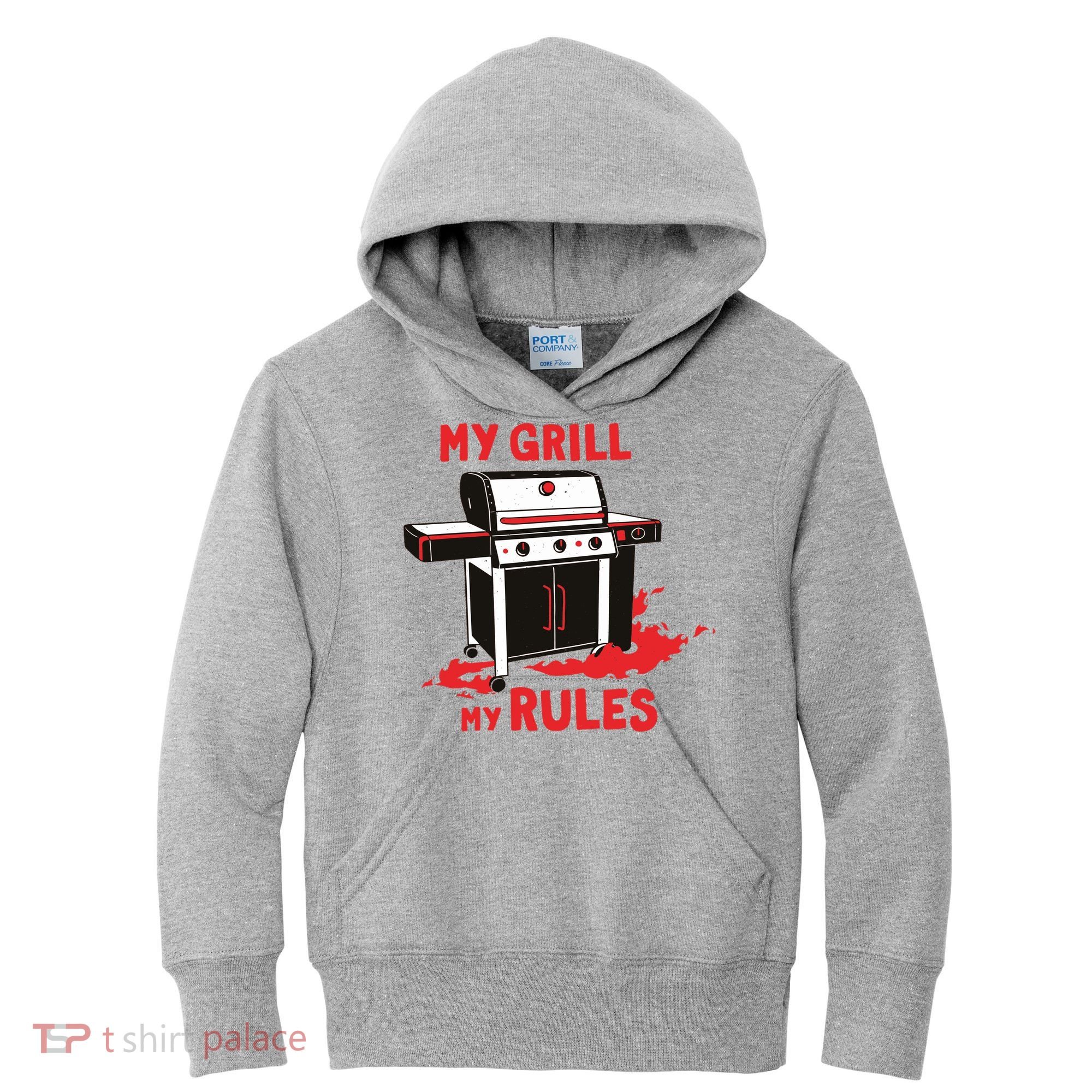 My Grill My Rules Kids Hoodie