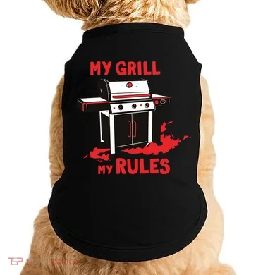 My Grill My Rules Doggie Tank