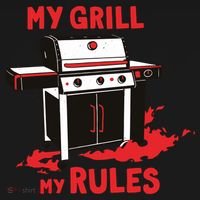 My Grill My Rules Ornament thumb 1