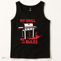 My Grill My Rules Tank Top thumb 2