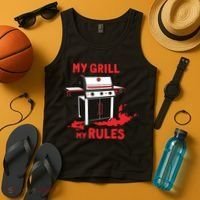 My Grill My Rules Tank Top thumb 4