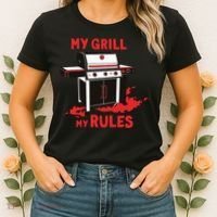 My Grill My Rules Women's T-Shirt thumb 2