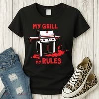 My Grill My Rules Women's T-Shirt thumb 3