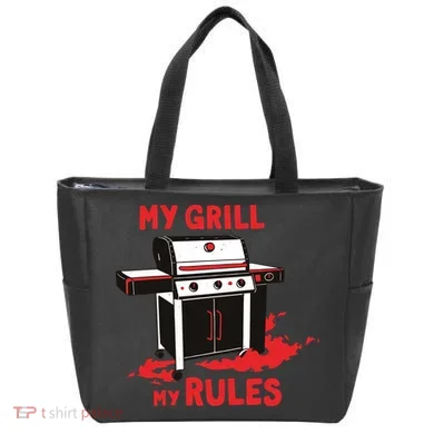 My Grill My Rules Tote Bag