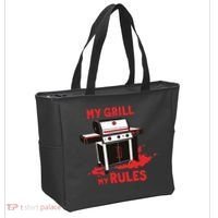 My Grill My Rules Tote Bag thumb 2