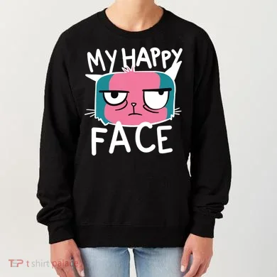 My Happy Cat Face Grumpy Women's Sweatshirt
