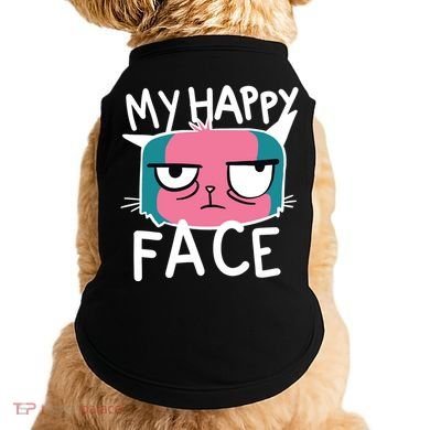 My Happy Cat Face Grumpy Doggie Tank
