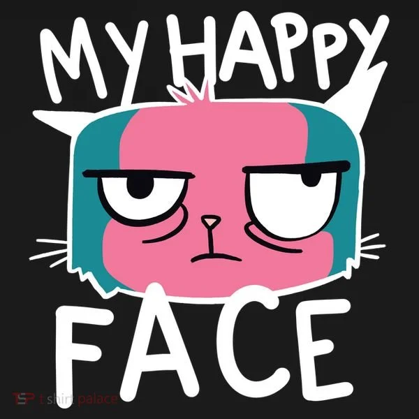 My Happy Cat Face Grumpy Doggie Tank