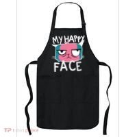 My Happy Cat Face Grumpy Apron thumb 0