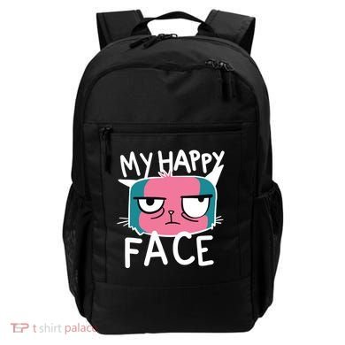My Happy Cat Face Grumpy Backpack