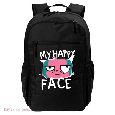 My Happy Cat Face Grumpy Backpack