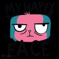 My Happy Cat Face Grumpy Coffee Mug thumb 5
