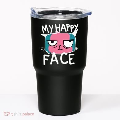 My Happy Cat Face Grumpy Tumbler