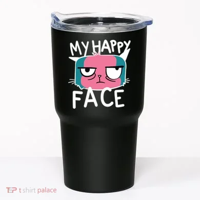 My Happy Cat Face Grumpy Tumbler