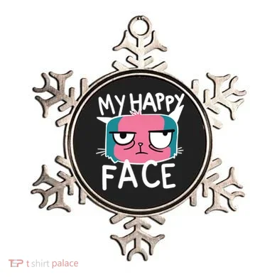 My Happy Cat Face Grumpy Ornament