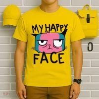 My Happy Cat Face Grumpy T-Shirt thumb 6