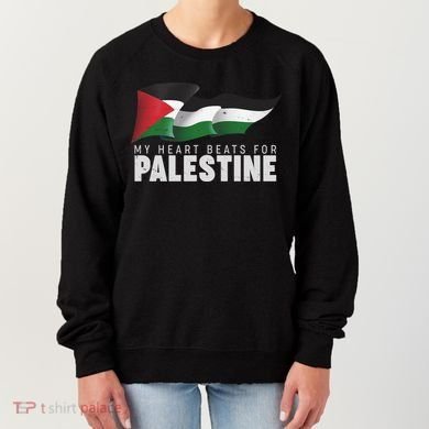 My Heart Beats For Palestine  Women's Sweatshirt