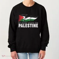 My Heart Beats For Palestine  Women's Sweatshirt thumb 0