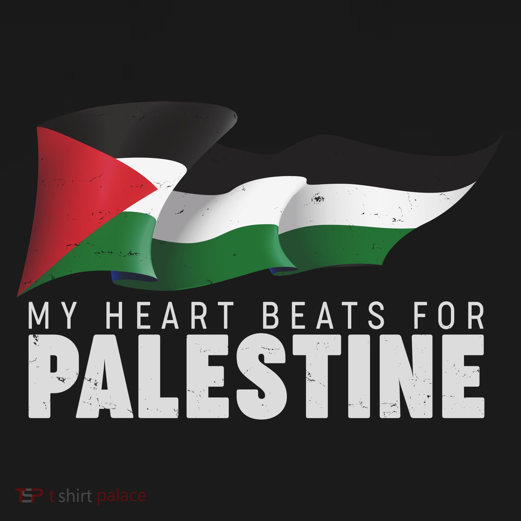 My Heart Beats For Palestine  Doggie Tank