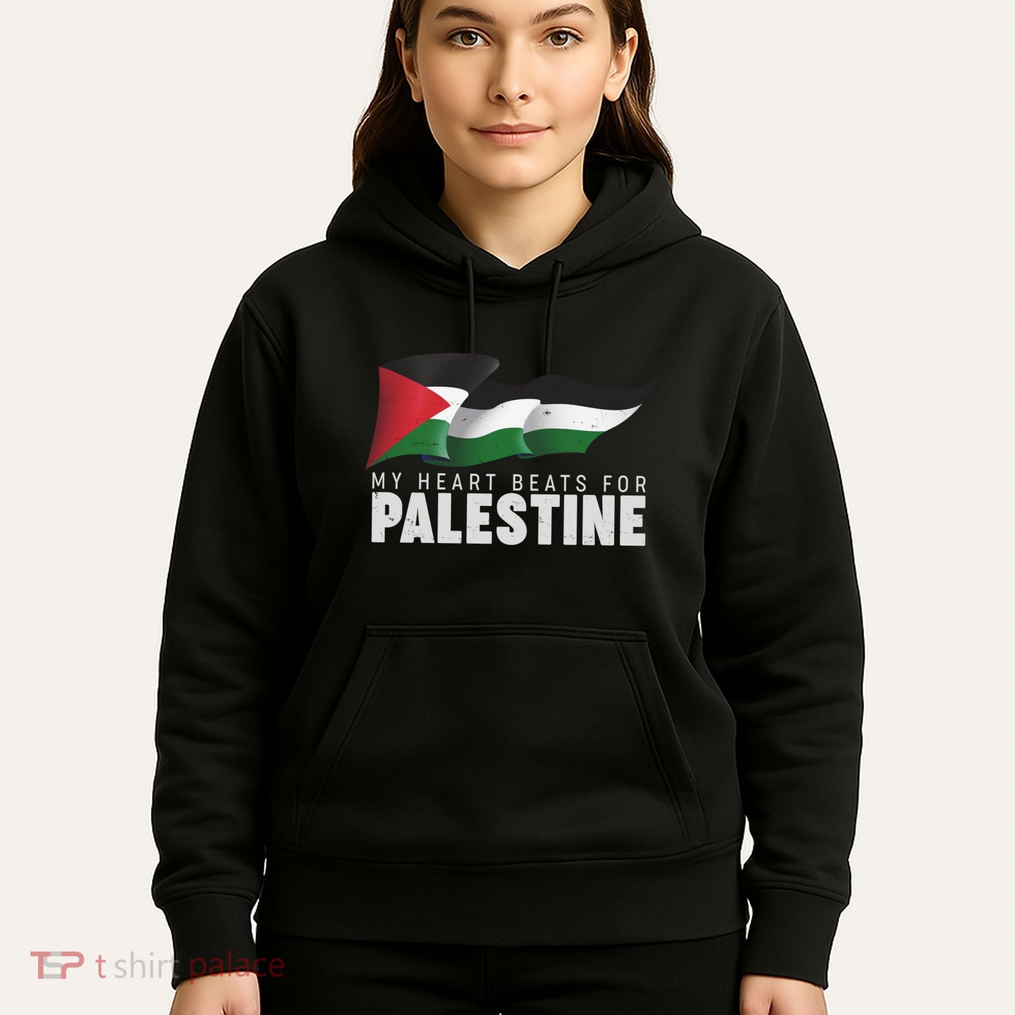 My Heart Beats For Palestine  Hoodie