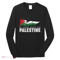 My Heart Beats For Palestine  Long Sleeve Shirt thumb 0