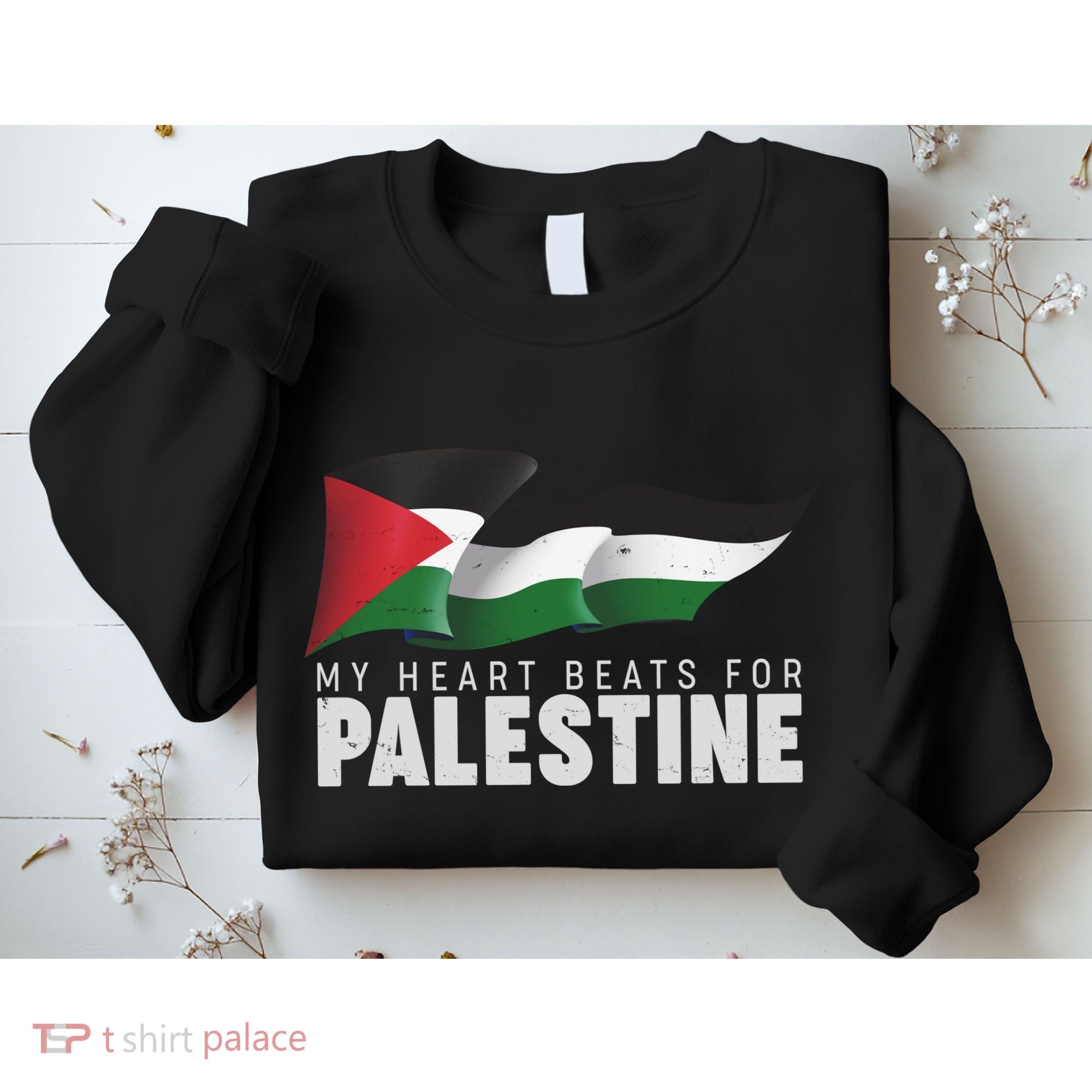 My Heart Beats For Palestine  Sweatshirt