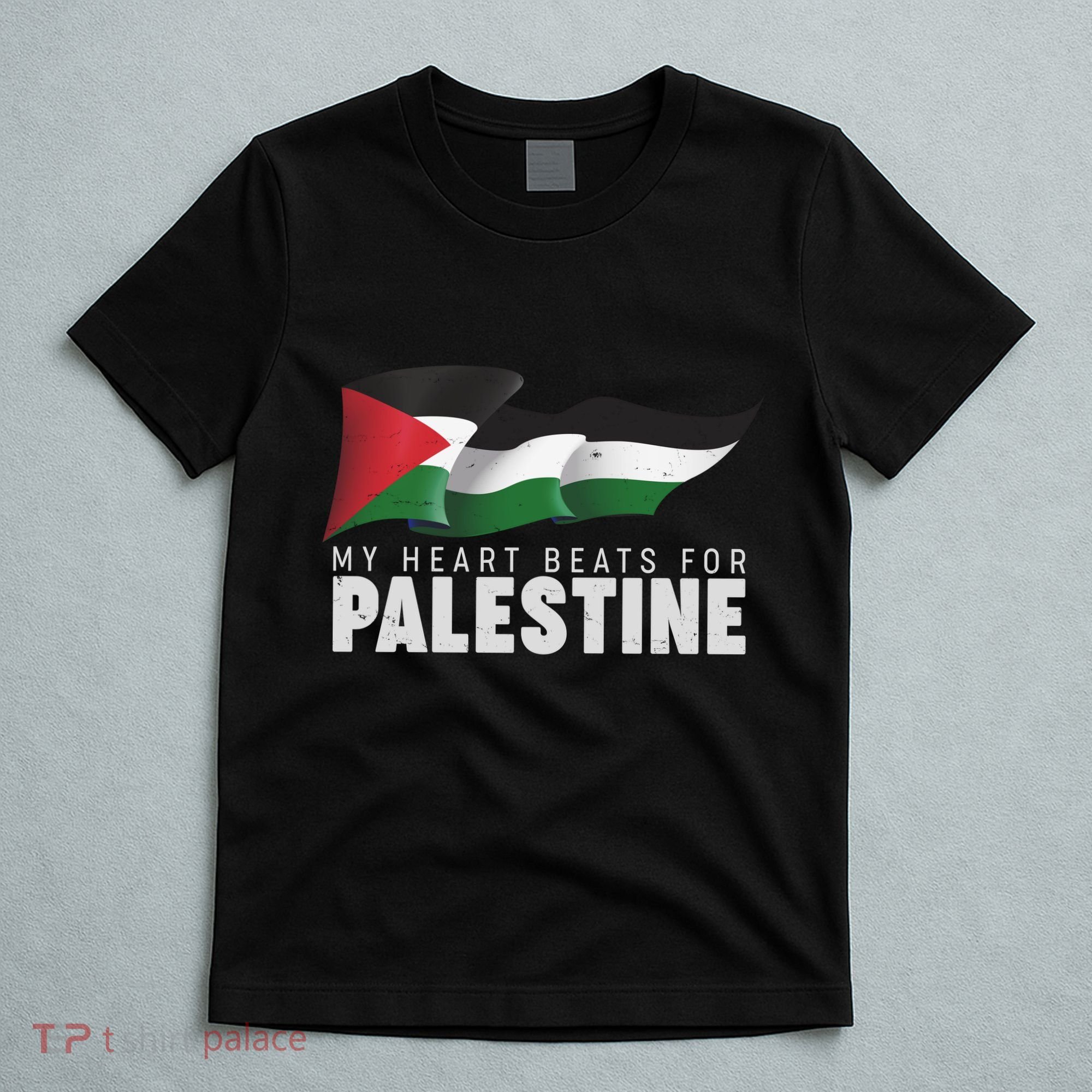 My Heart Beats For Palestine  T-Shirt
