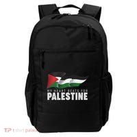 My Heart Beats For Palestine  Backpack thumb 0