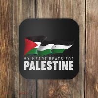My Heart Beats For Palestine  Coaster thumb 0