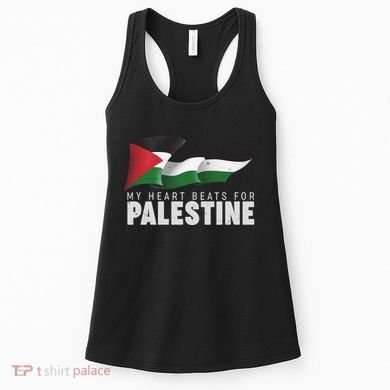 My Heart Beats For Palestine  Women's Tank Top